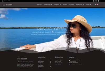 Création site internet Réunion – Miavaka Lodge Exemple création site internet Réunion – Miavaka Lodge